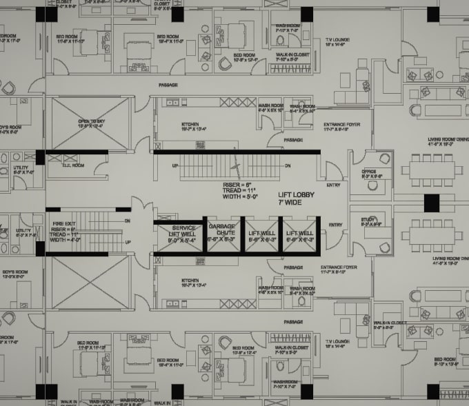 680x589 Make An Architectural Presentation Drawing Or Plan - Presentation Drawing