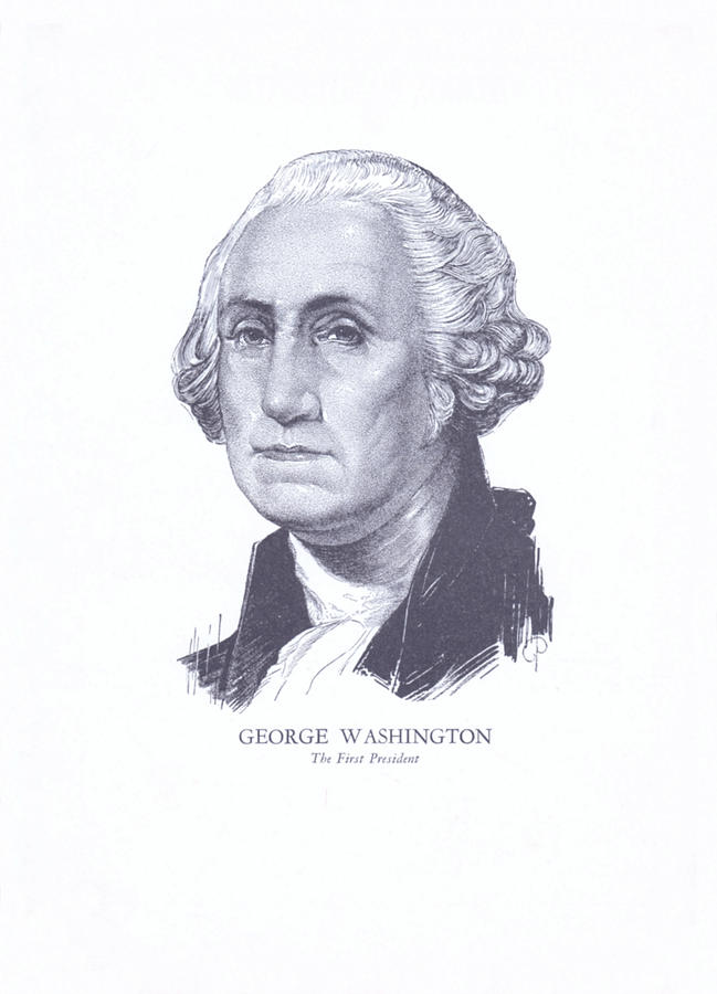 649x900 george washington, the first president drawing - President Drawing