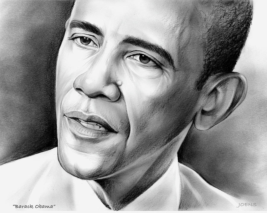 900x720 president barack obama drawing - President Obama Drawing