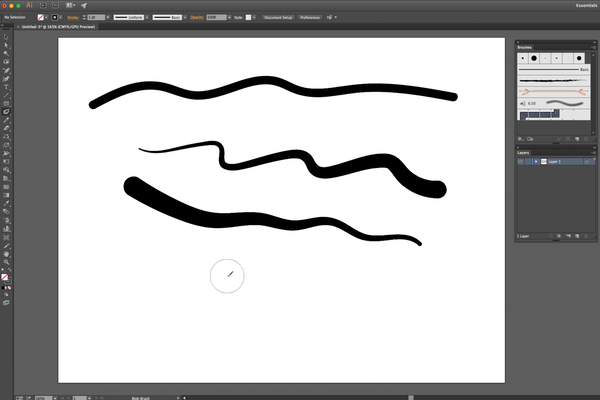 600x400 How To Draw In Adobe Illustrator With A Wacom Tablet - Pressure Drawing