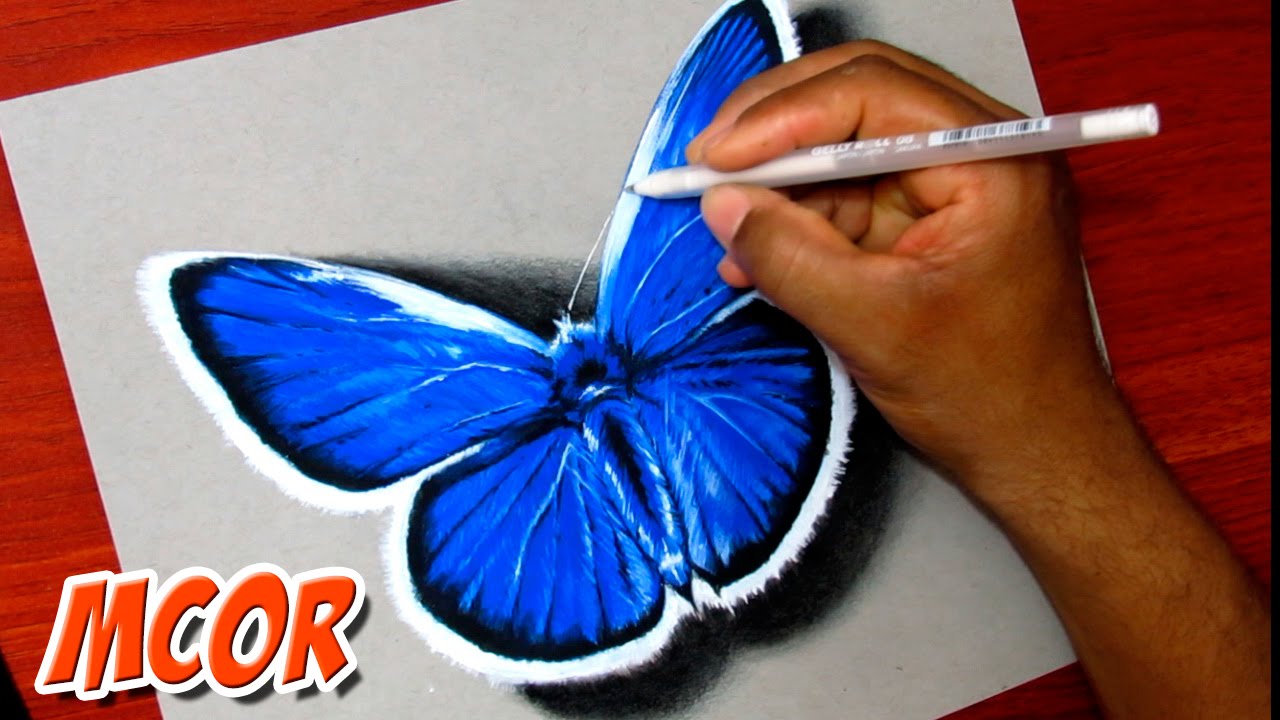 1280x720 How To Draw A Beautiful Butterfly - Pretty Butterfly Drawings
