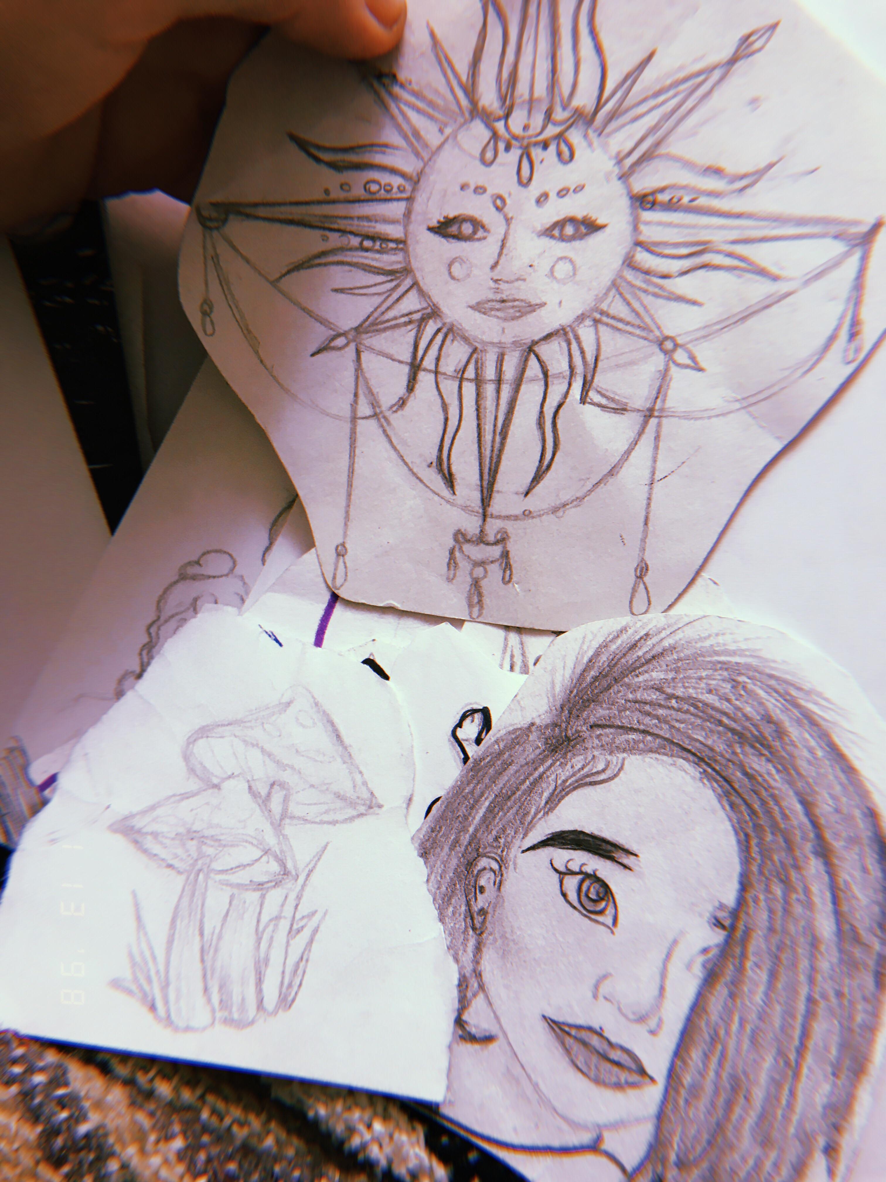 3024x4032 found some of my older drawings a lil shitty but still pretty - Pretty Cool Drawings