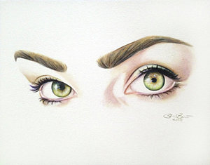 300x235 Pretty Eyes Drawings - Pretty Eye Drawings