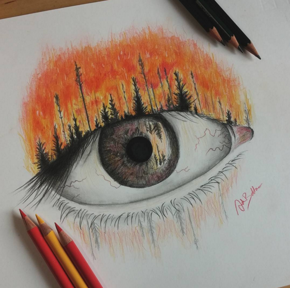 598x593 Artmaniacs Blog - Pretty Eye Drawings