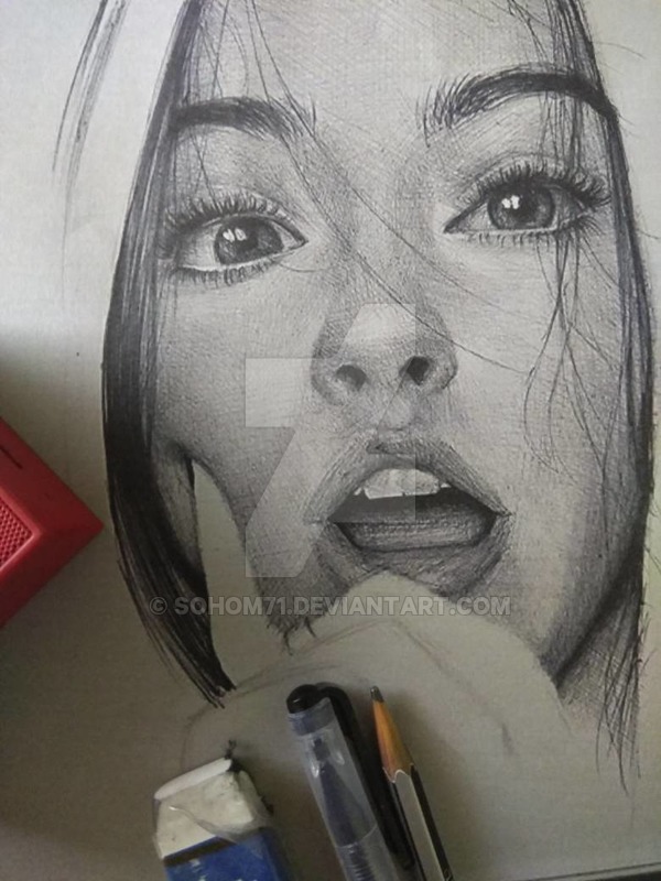 600x800 Sketching A Pretty Face - Pretty Face Drawing
