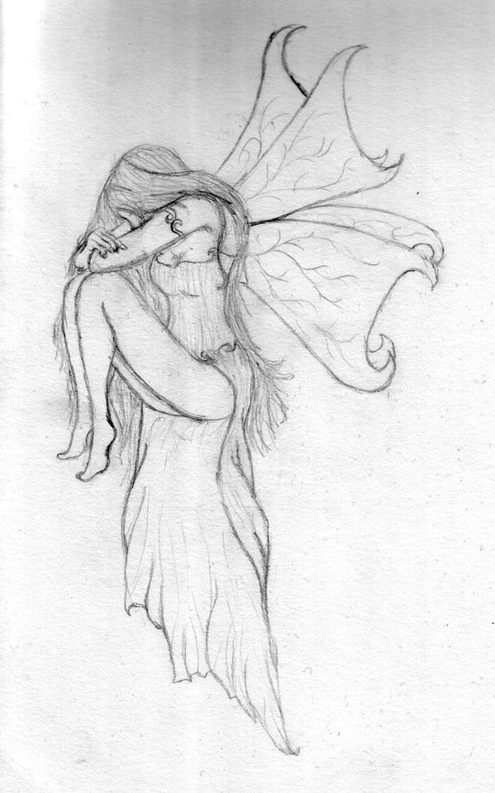 706x1131 Fairy Drawings - Pretty Fairy Drawings