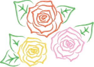 300x216 Cute Flowers Drawing - Pretty Flowers Drawing