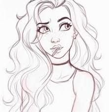 222x227 Best Drawing Of Cute Girls Images Beautiful Drawings, Tumblr - Pretty Girl Drawing