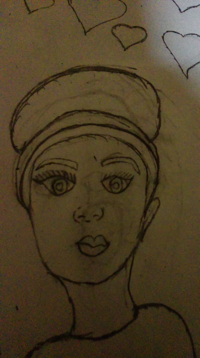 670x1199 How To Draw A Girl's Face - Pretty Girl Face Drawing