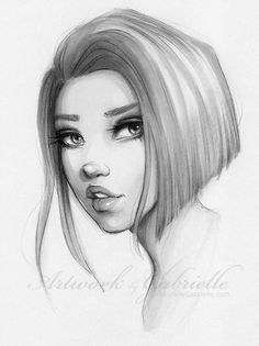 236x315 Pencil Drawings Of Girls Faces - Pretty Girl Face Drawing