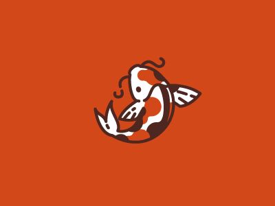 400x300 Cute Koi Drawing - Pretty Koi Fish Drawing