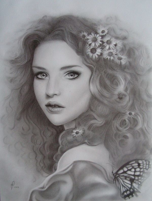 Pretty Lady Drawing