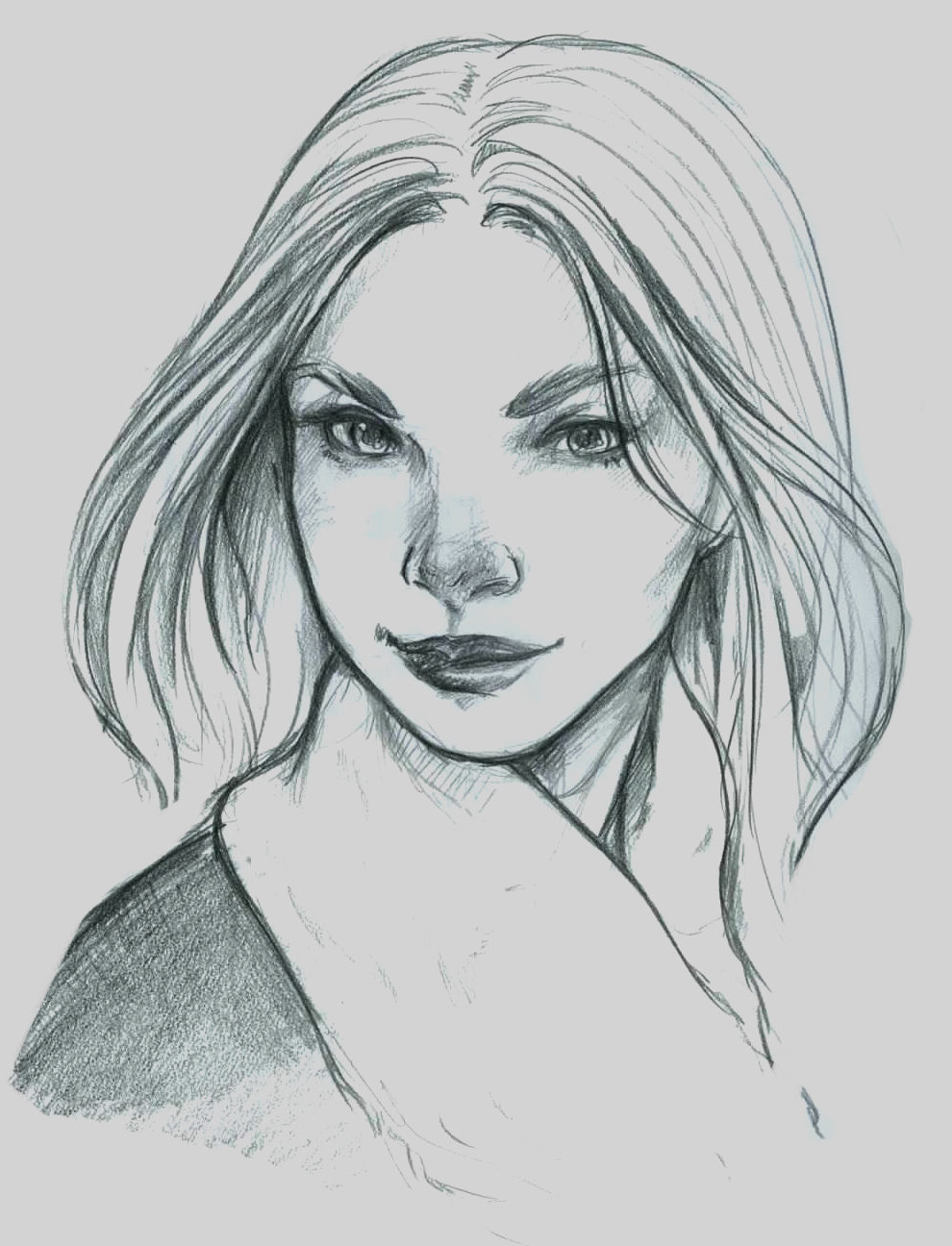 990x1296 Pretty Lady Monday Sketch Rat Girl Studios - Pretty Lady Drawing