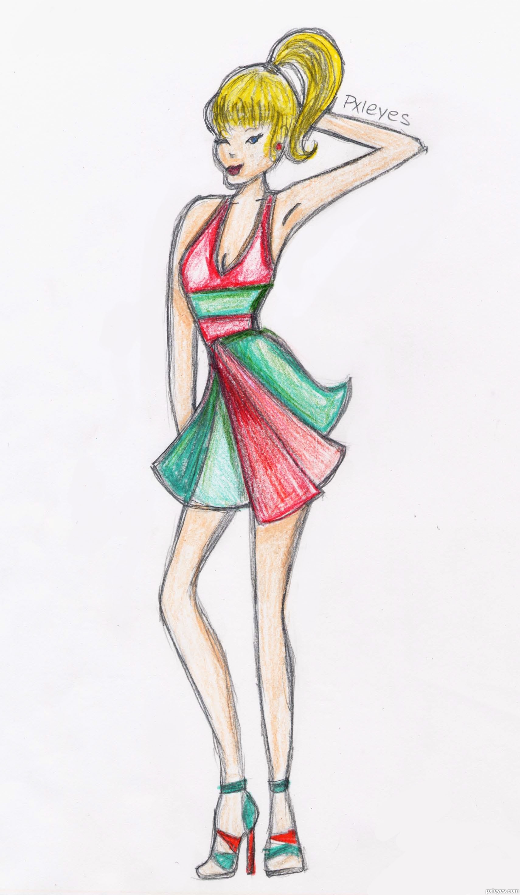 1710x2941 Pretty Lady Picture - Pretty Lady Drawing