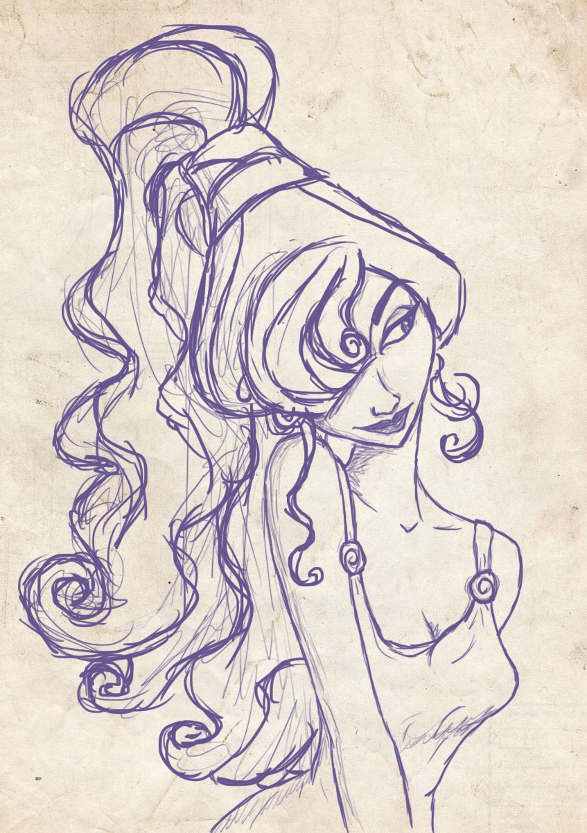 847x1202 megara pretty pretty princess drawings, disney art, disney - Pretty Princess Drawing