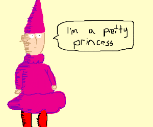 300x250 Saitama Is A Pretty Princess Drawing - Pretty Princess Drawing