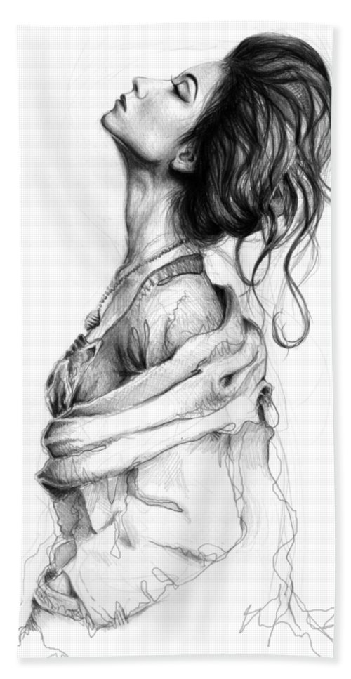 500x967 pretty lady bath towel for sale - Pretty Woman Drawing