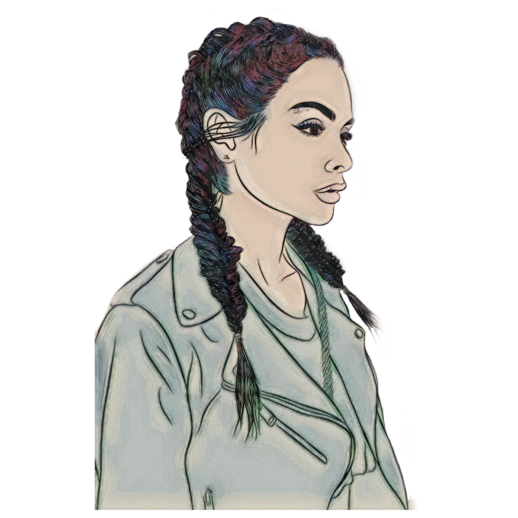 1024x1024 sketchy drawing pretty girl transparent png clipart free - Pretty Woman Drawing