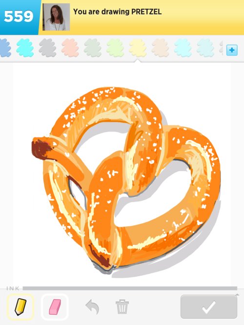 Pretzel Drawing at PaintingValley.com | Explore collection of Pretzel