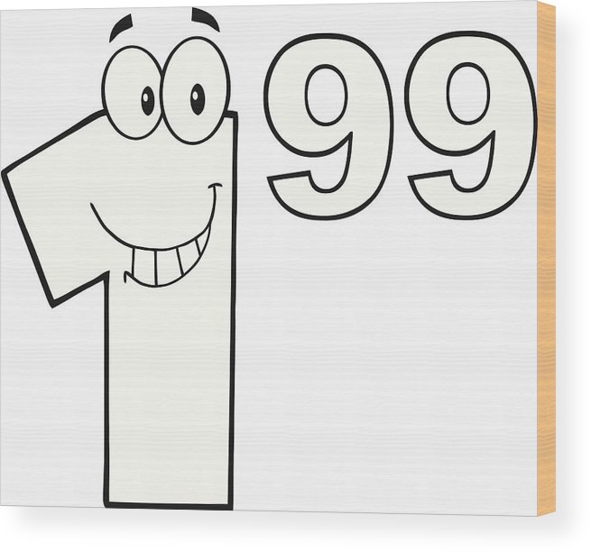 655x612 black and white price tag number wood print - Price Tag Drawing