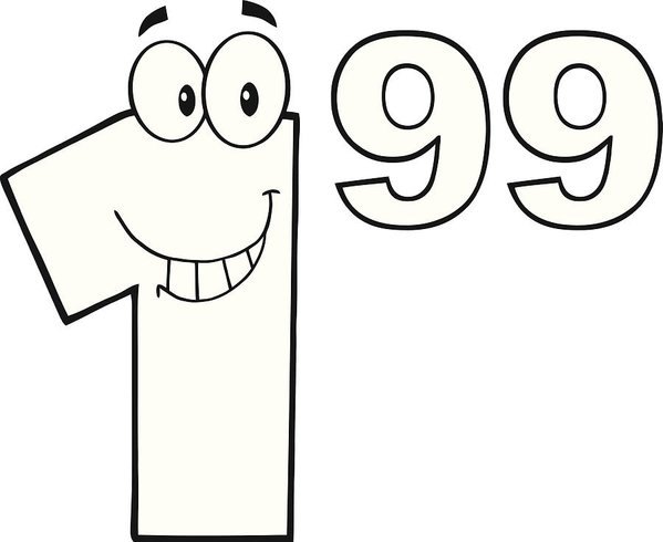 599x490 black and white price tag number art print - Price Tag Drawing