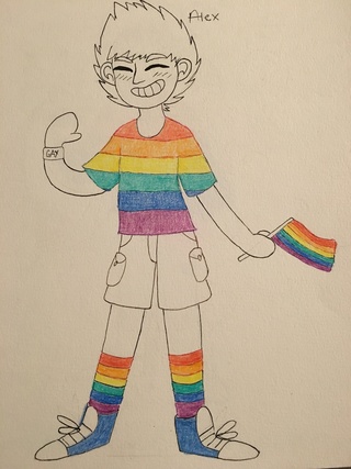 320x427 hey guys i'm back with more drawings this is a pride drawing - Pride Drawings