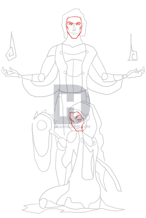 482x719 How To Draw A Priest, Draw Priests, Step - Priest Drawing