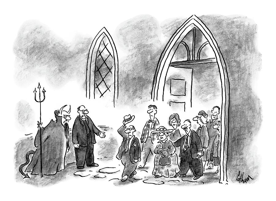 900x655 priest, talking to the devil, points drawing - Priest Drawing