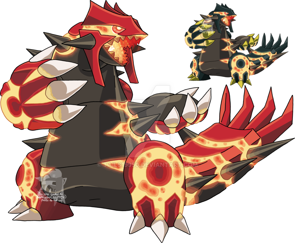 Primal Groudon Drawing