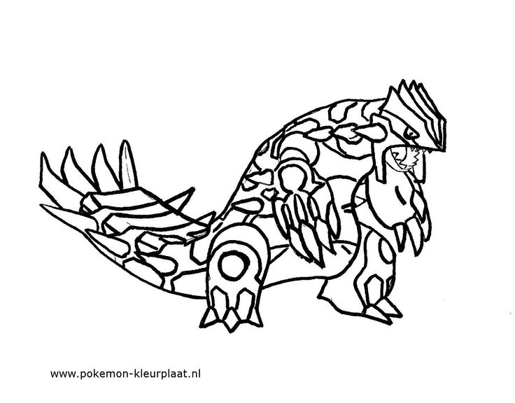 736x576 Primal Groudon Coloring Page - Primal Groudon Drawing