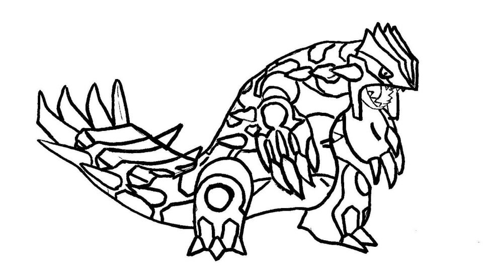 960x544 striking primal groudon coloring pageemon colouring pages - Primal Kyogre...
