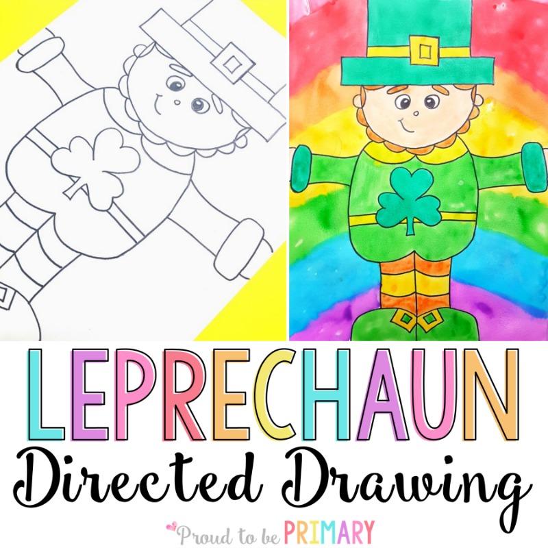 800x800 how to draw a leprechaun march artwork for the classroom proud - Primary Drawing