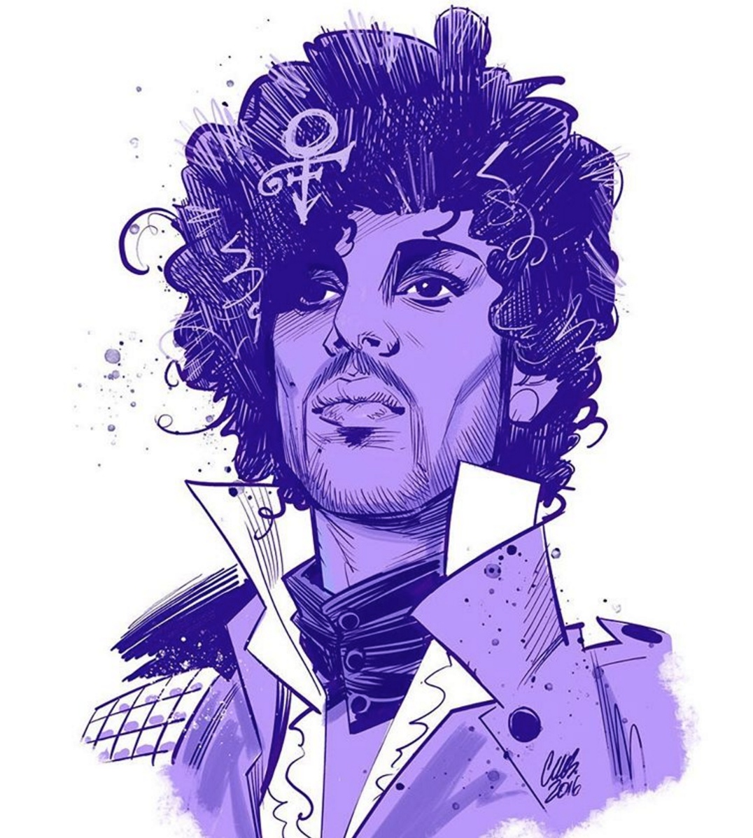 1076x1198 comic book artists pay tribute to prince - Prince Drawing