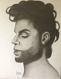 234x300 Prince Singer Celebrity Pencil Sketch Drawing Illustration Art Ebay - Prince Drawing Singer