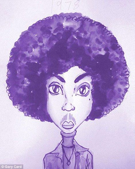 470x590 Prince's Life In Hair Illustrator Charts The Singer's Iconic - Prince Drawing Singer