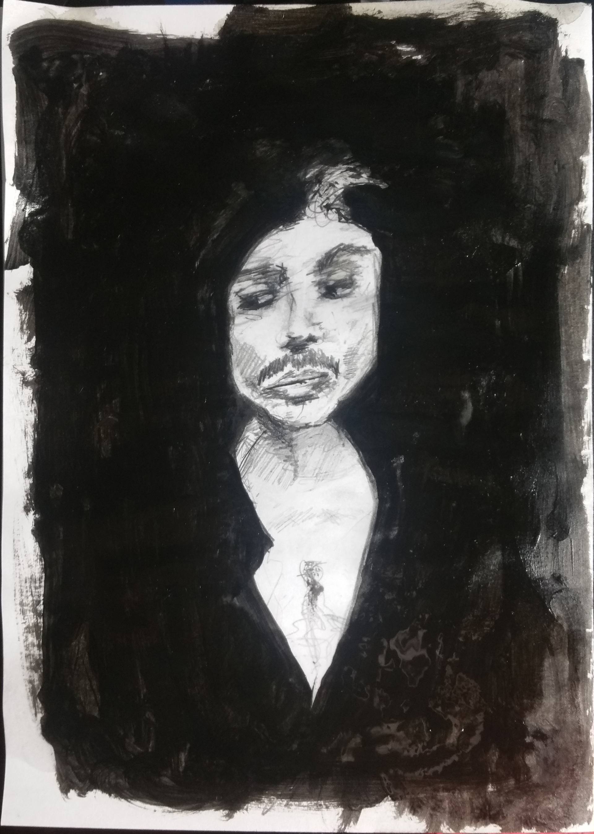 1920x2697 Prince Drawing - Prince Drawing Singer