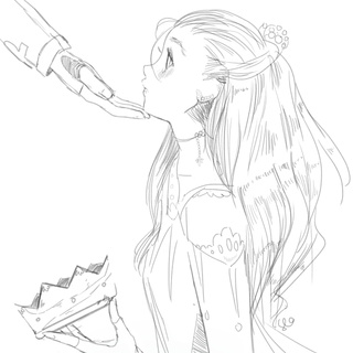 320x320 New Drawing Of Jasmine Doing Most Of The Princesses - Princess And Prince Drawing