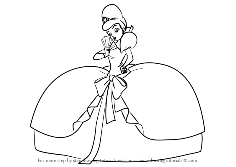 800x566 Learn How To Draw Charlotte La Bouff From The Princess - Princess And The Frog Drawings