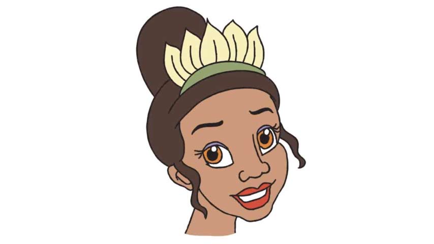 854x480 how to draw princess tiana the princess the frog - Princess And The Frog Drawings