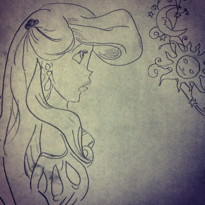400x400 Ariel Drawing Tumblr - Princess Ariel Drawing