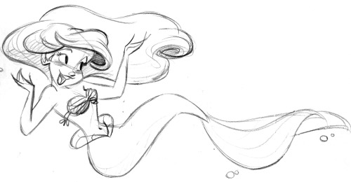 500x260 Drawing Disney Fun Ariel Sketch Disney Princess Mermaid Steve - Princess Ariel Drawing