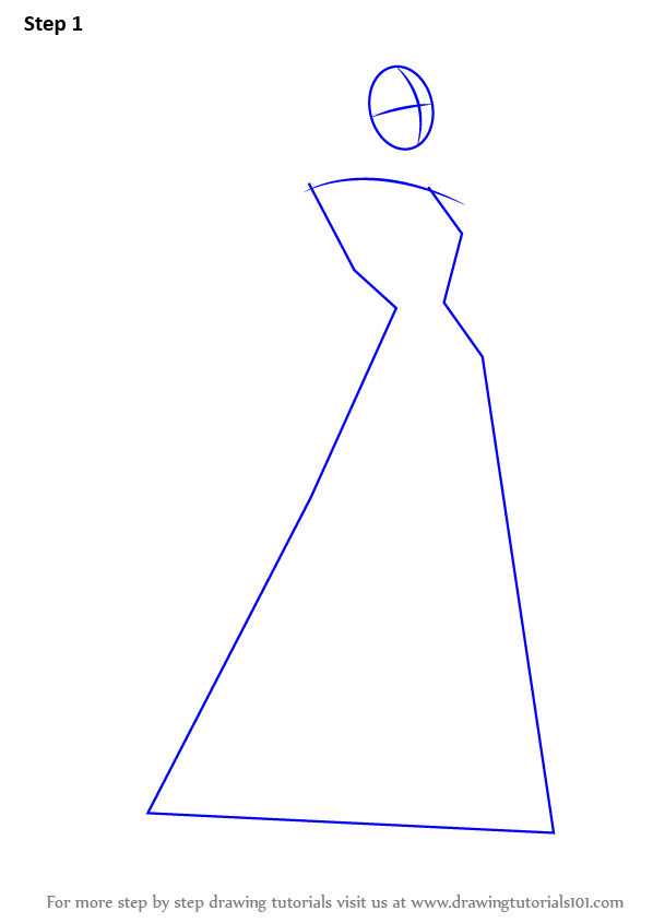 598x845 Learn How To Draw Princess Aurora From Sleeping Beauty - Princess Aurora Drawing