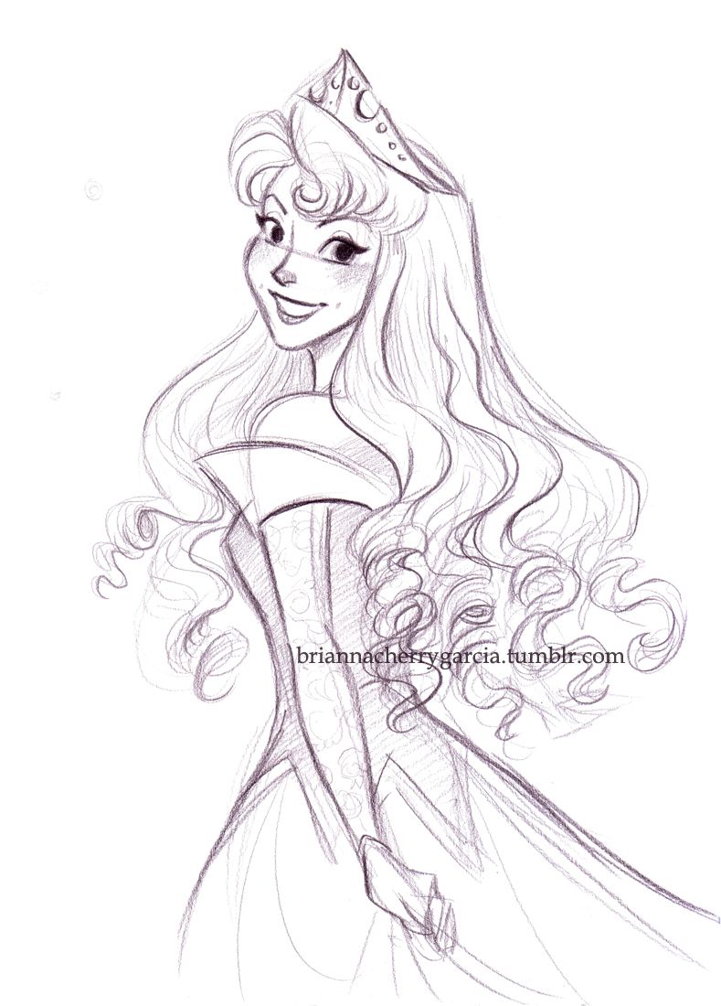 789x1100 Briannacherrygarcia Aurora, Ebony Pencil Once Upon A Dream - Princess Aurora Drawing