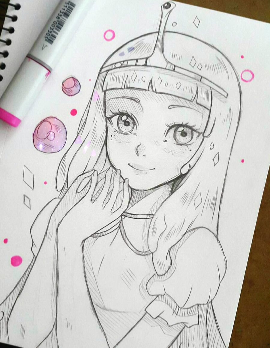 900x1159 princess bubblegum - Princess Bubblegum Drawing