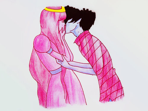 500x375 princess bubblegum x marshall lee - Princess Bubblegum Drawing