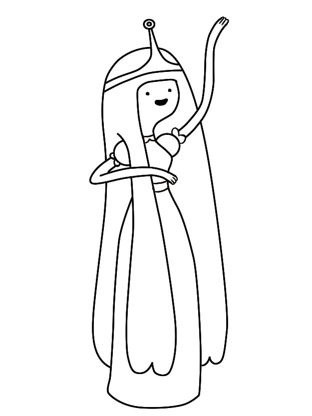 625x833 how to draw princess bubblegum adventure time draw central - Princess Bubblegum Drawing