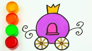 320x180 all clip of drawing carriage - Princess Carriage Drawing