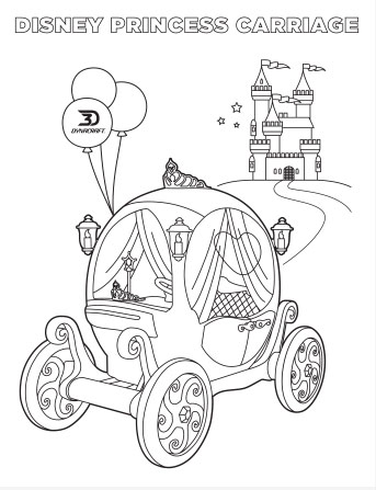 Princess Carriage Drawing at PaintingValley.com | Explore collection of ...