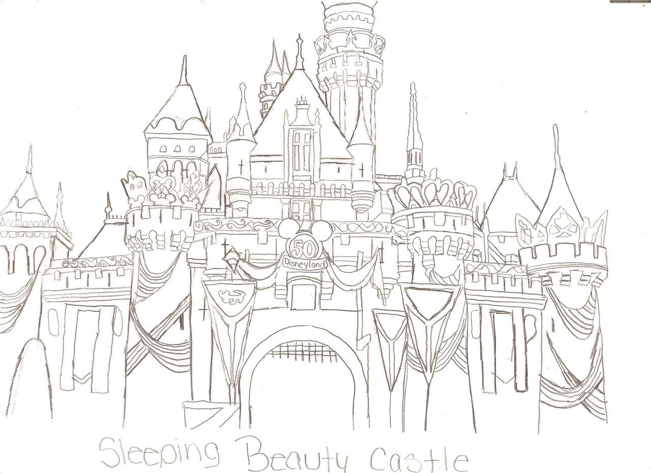 1280x931 Princess Drawing Castle For Free Download - Princess Castle Drawing