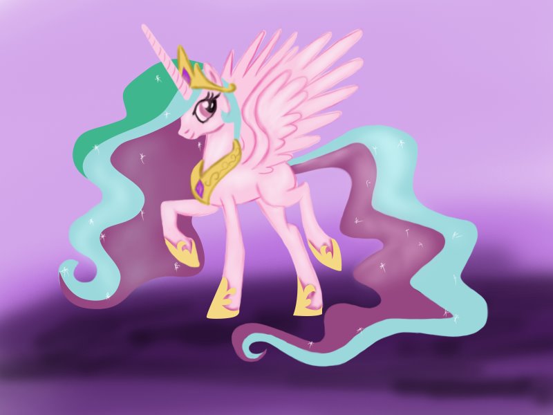 800x600 Learn How To Draw Princess Celestia From My Little Pony - Princess Celestia Drawing